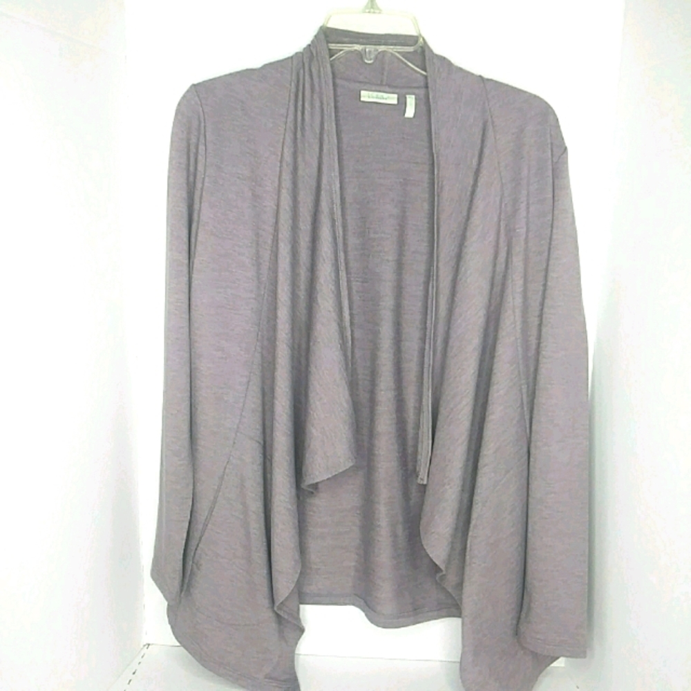 Logo Lori Goldstein Lounge Open Front Cardigan